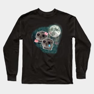 Three Moon Hamster Long Sleeve T-Shirt